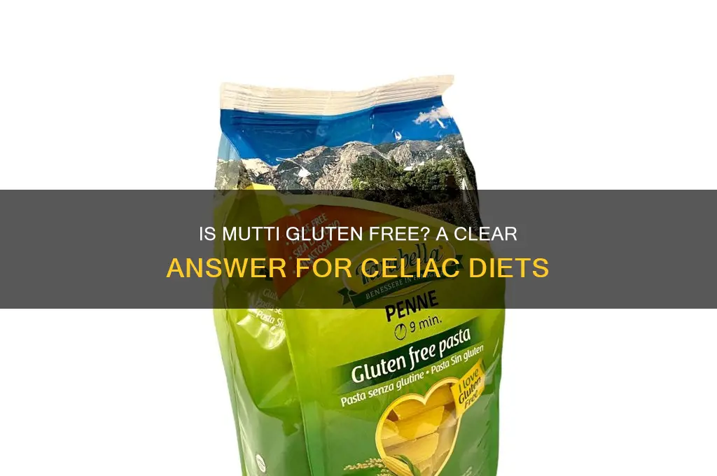 is mutti gluten free