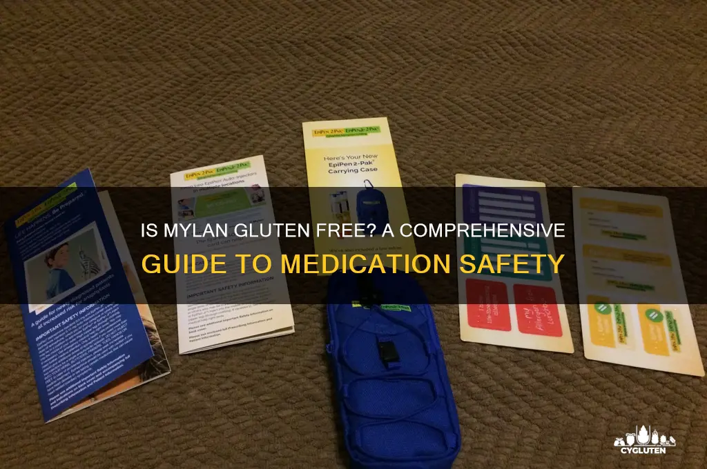 is mylan gluten free