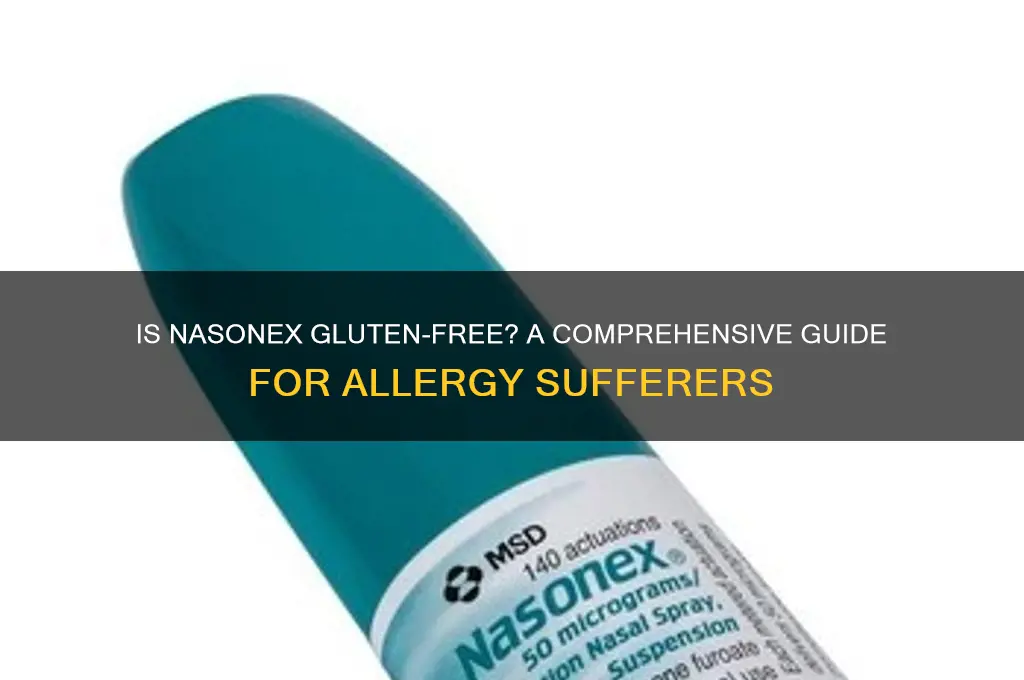 is nasonex gluten free