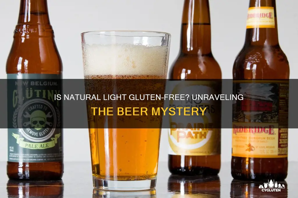 is natural light gluten free