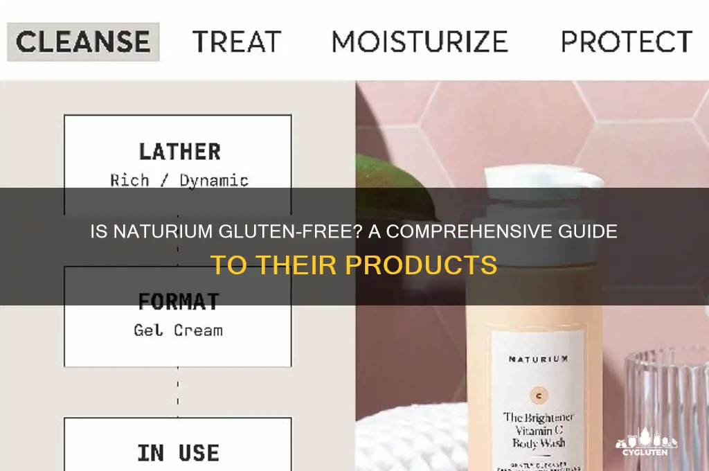 is naturium gluten free