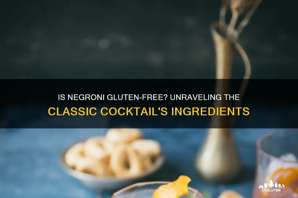 is negroni gluten free