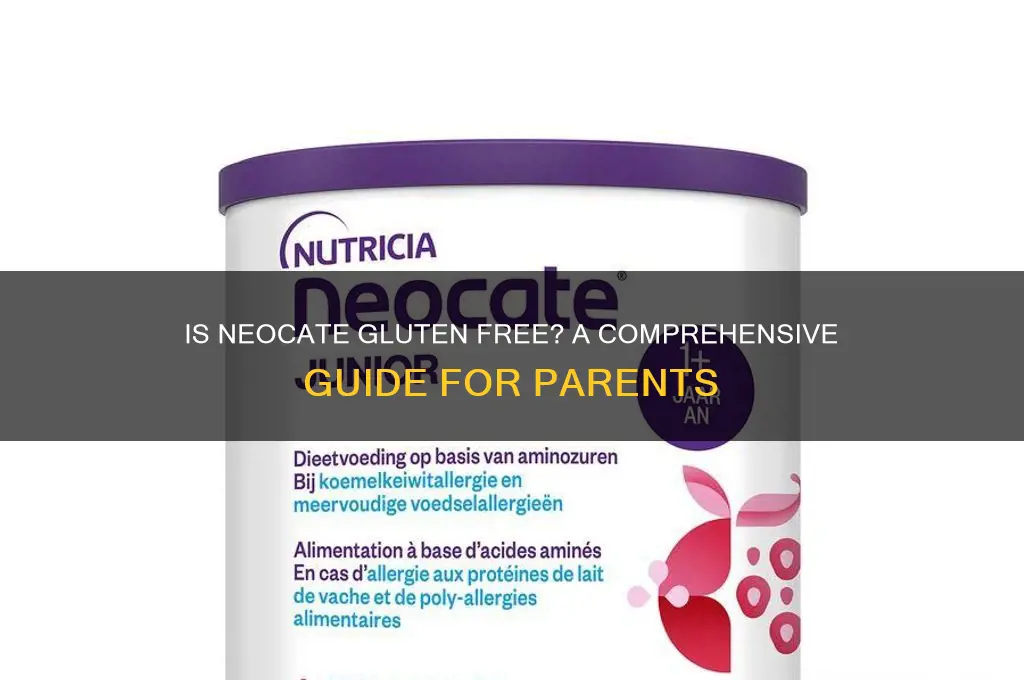 is neocate gluten free