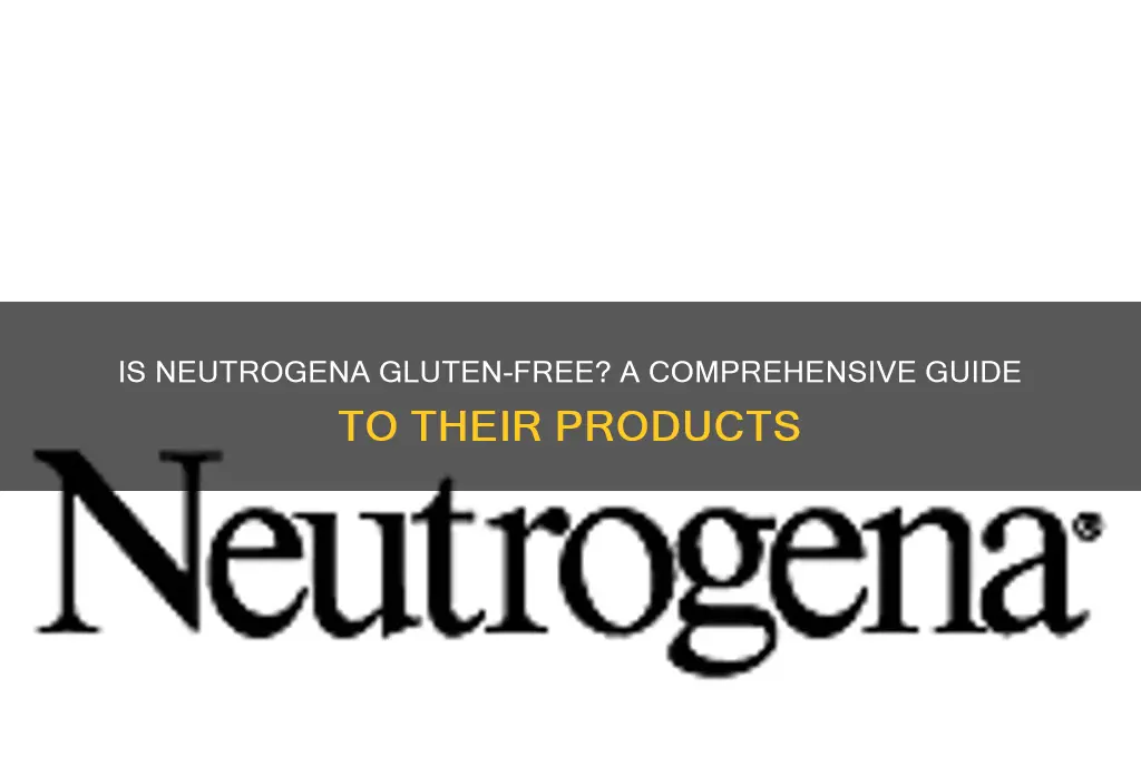 is neutrogena gluten free