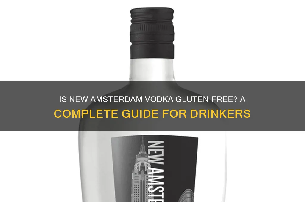is new amsterdam gluten free