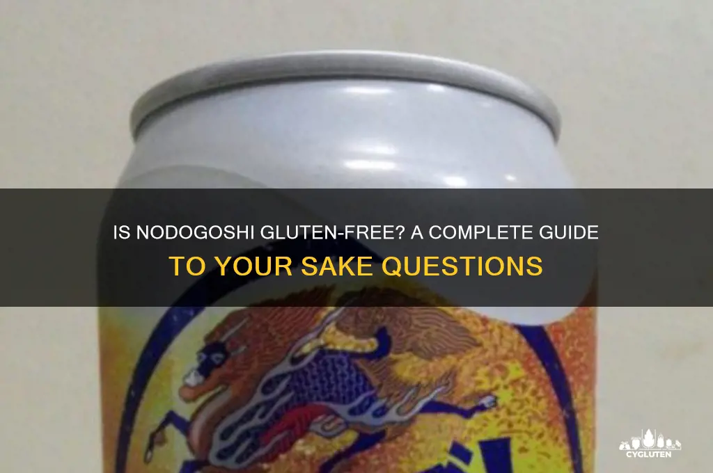 is nodogoshi gluten free