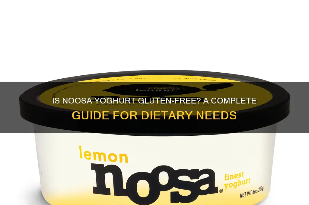 is noosa yoghurt gluten free