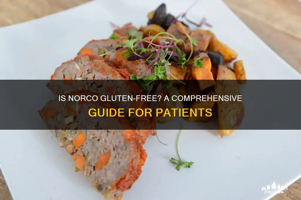is norco gluten free