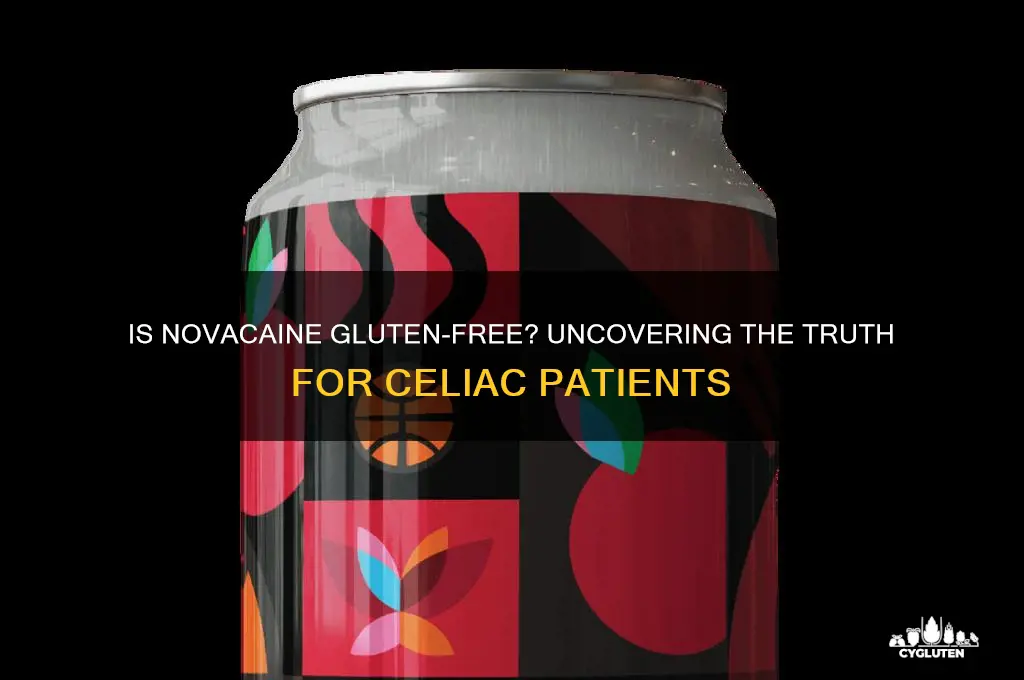 is novacaine gluten free
