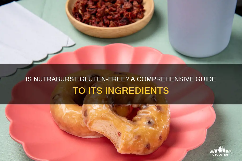 is nutraburst gluten free