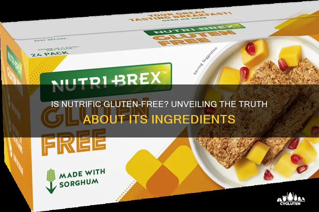 is nutrific gluten free