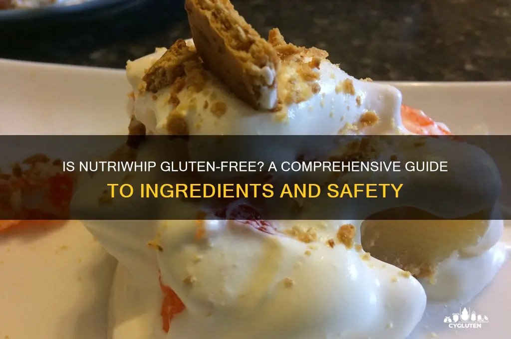 is nutriwhip gluten free