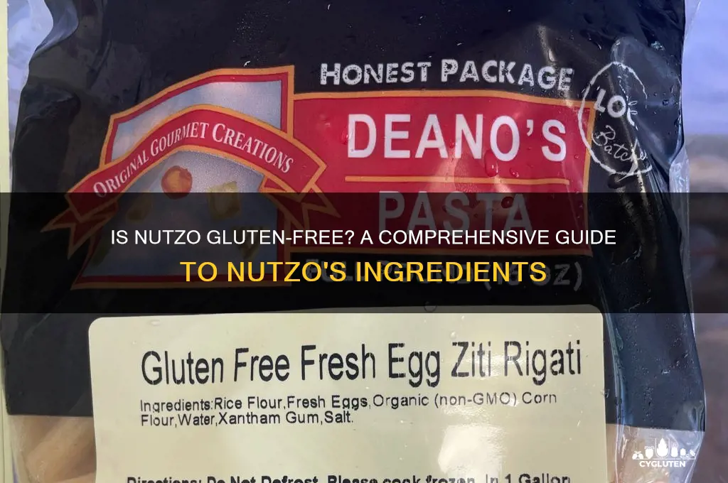 is nutzo gluten free