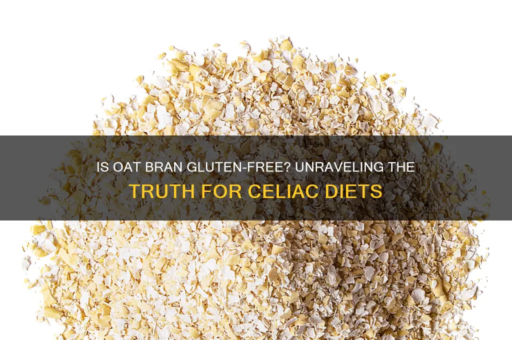 is oat bran gluten free