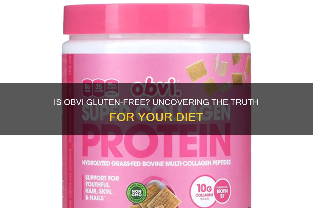 is obvi gluten free