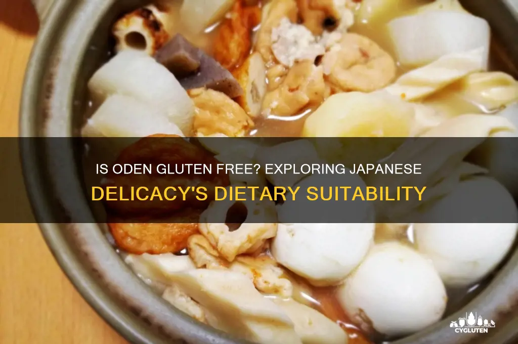 is oden gluten free