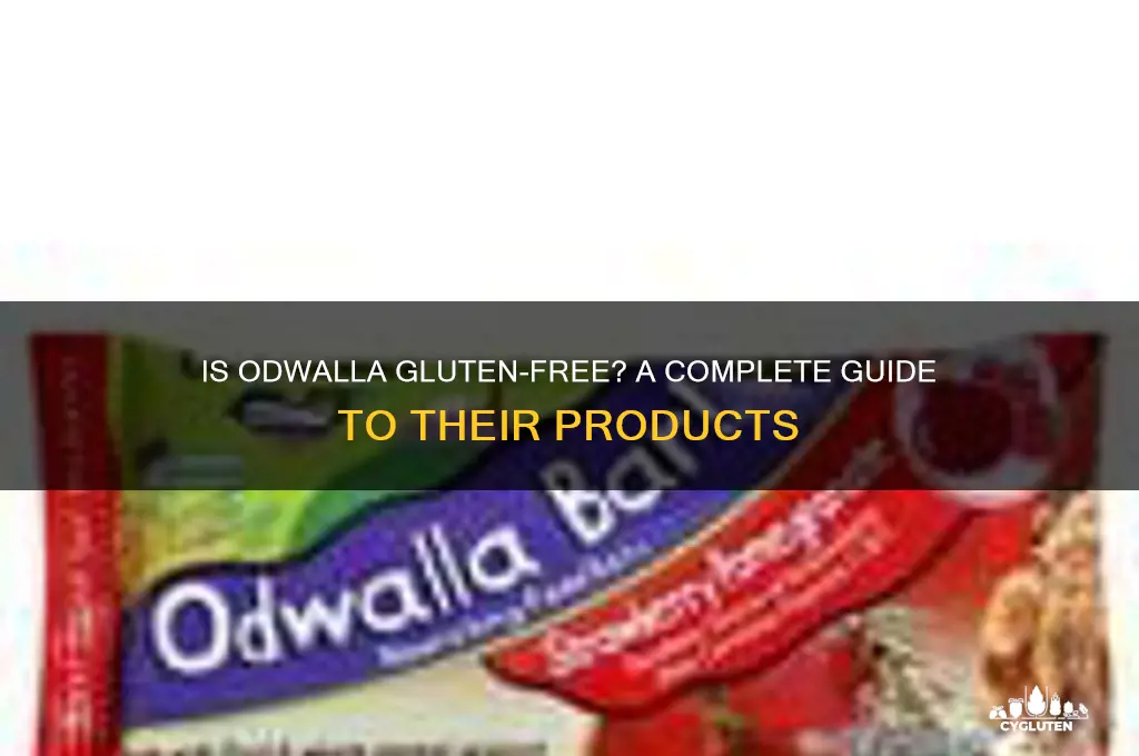 is odwalla gluten free