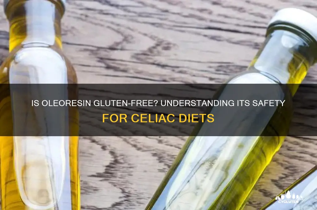 is oleoresin gluten free