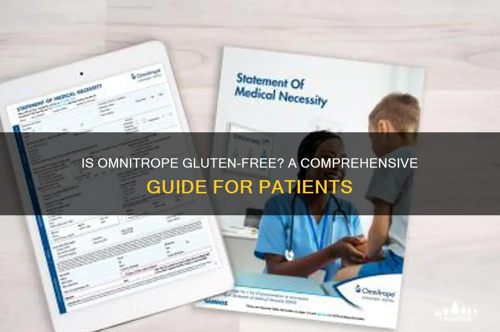 is omnitrope gluten free