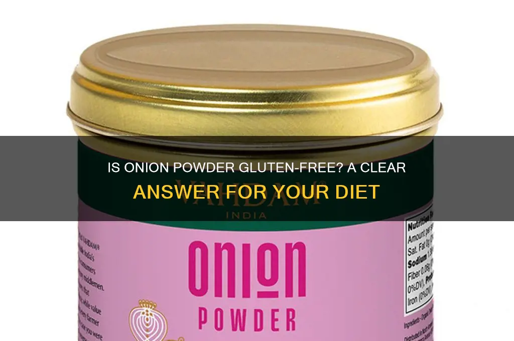 is onion powder gluten free