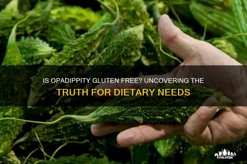 is opadippity gluten free