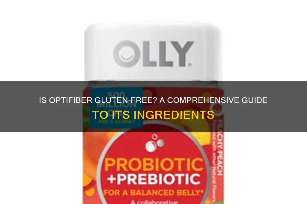 is optifiber gluten free