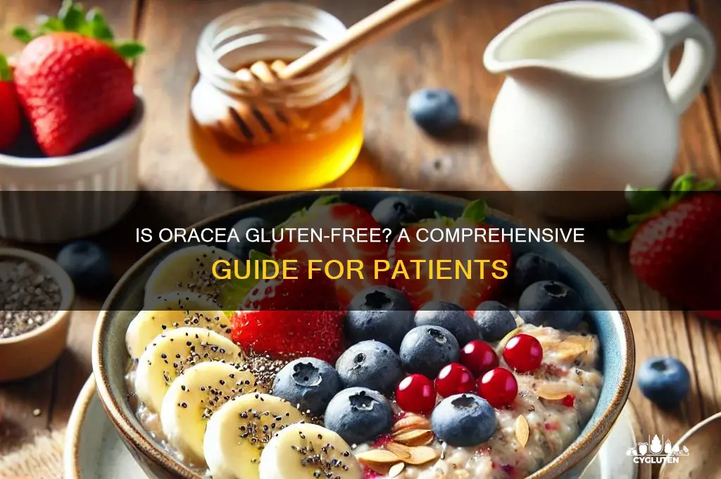 is oracea gluten free