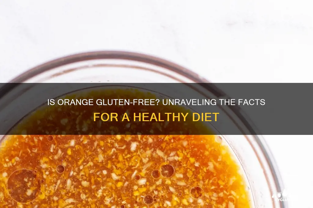 is orange gluten free