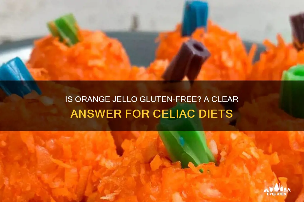 is orange jello gluten free