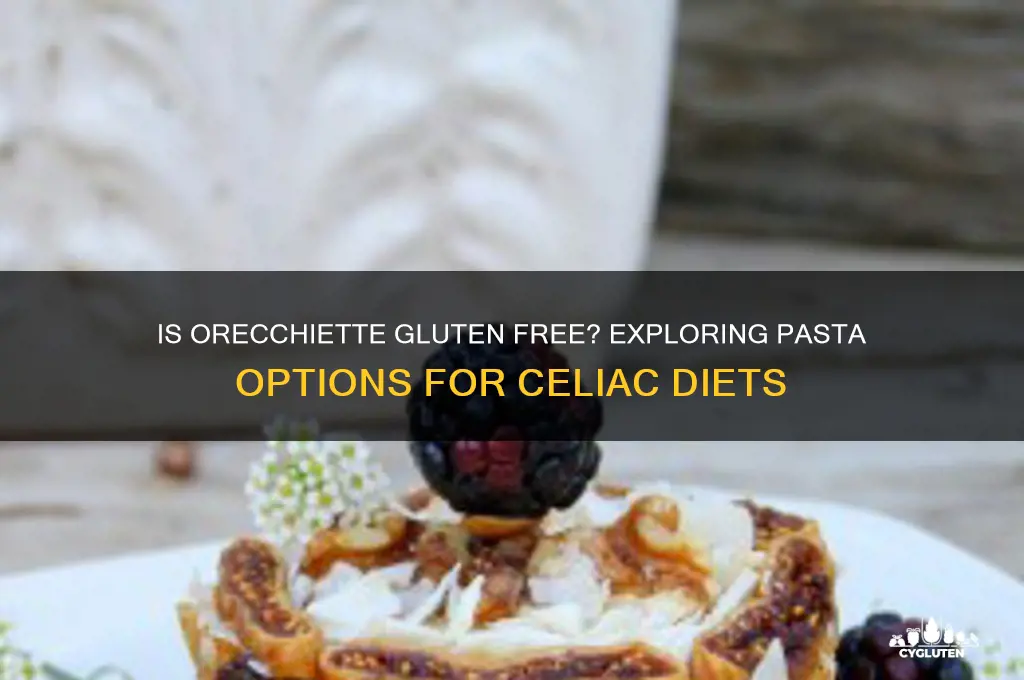 is orecchiette gluten free