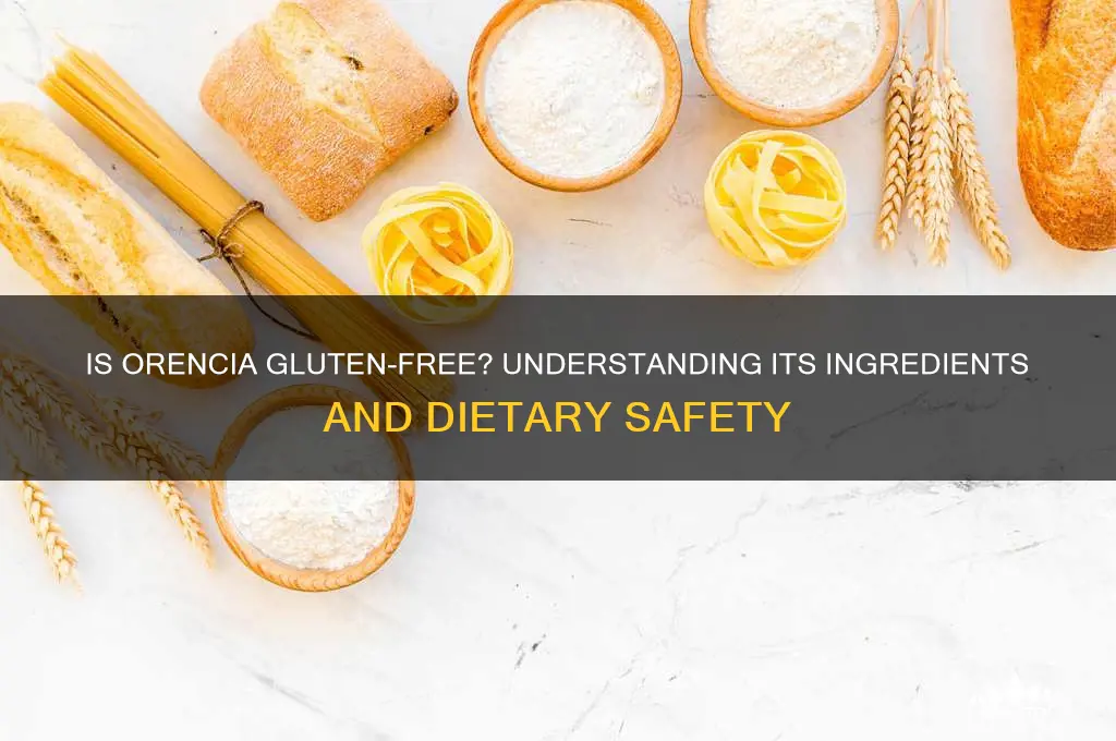 is orencia gluten free
