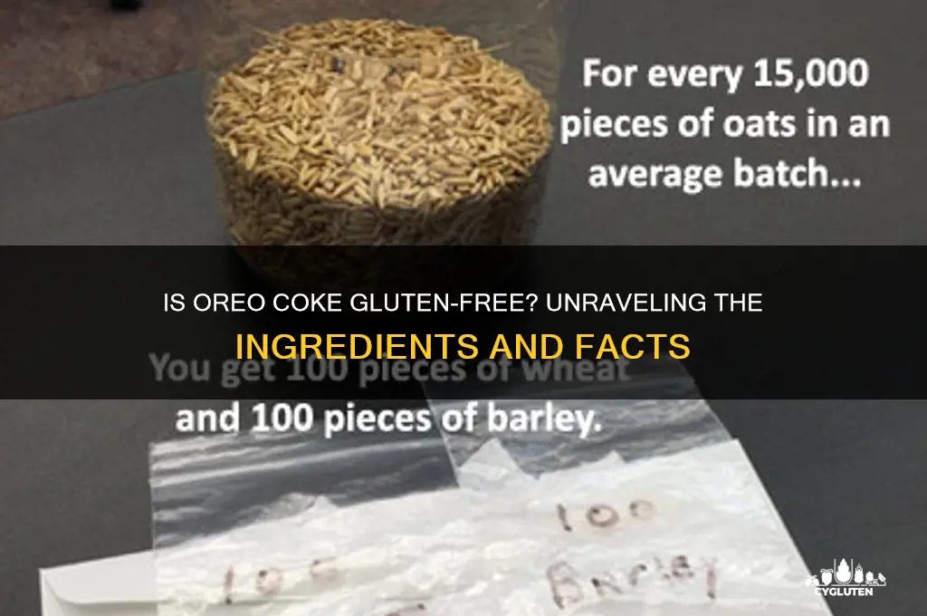 is oreo coke gluten free