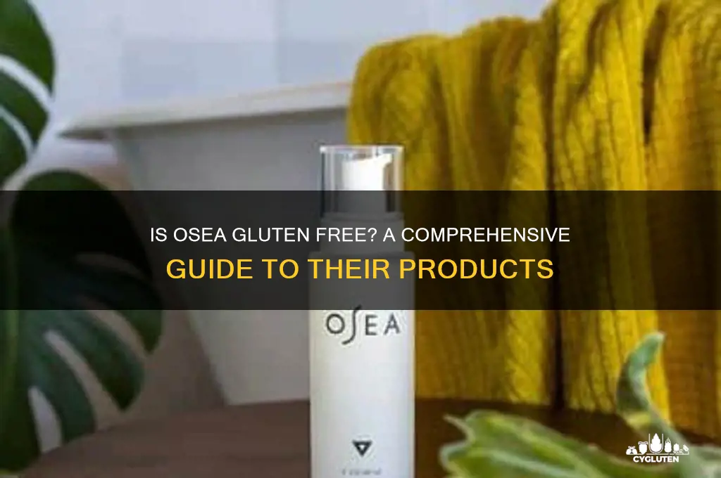 is osea gluten free