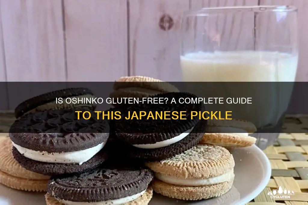 is oshinko gluten free