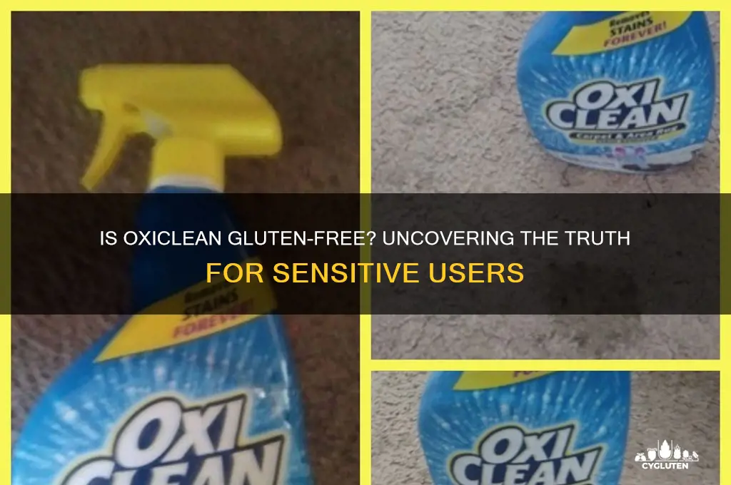 is oxiclean gluten free