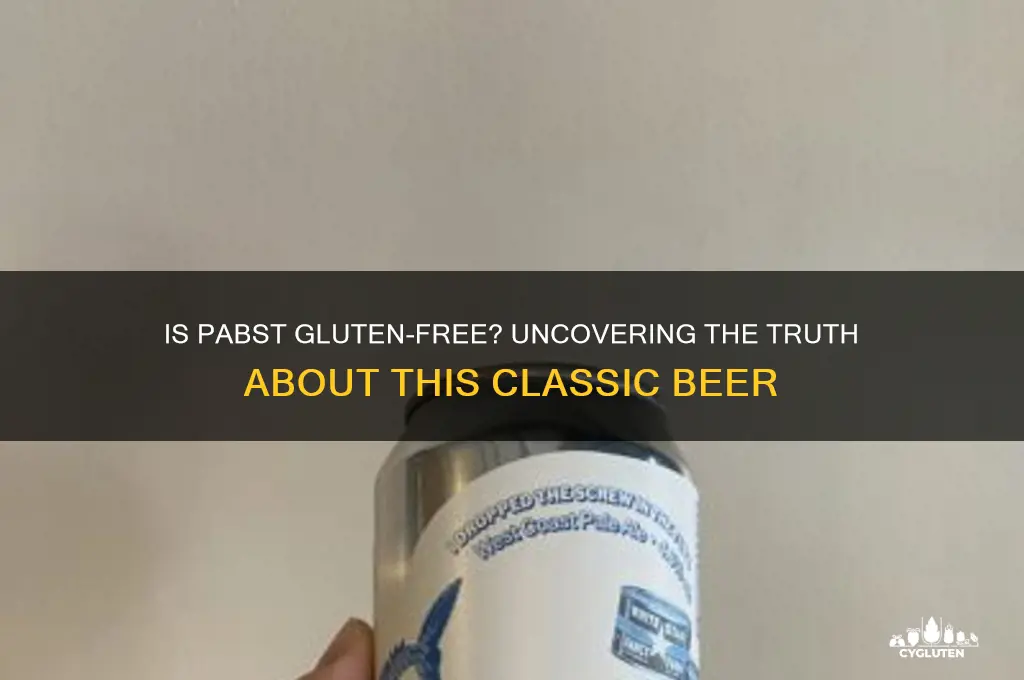 is pabst gluten free