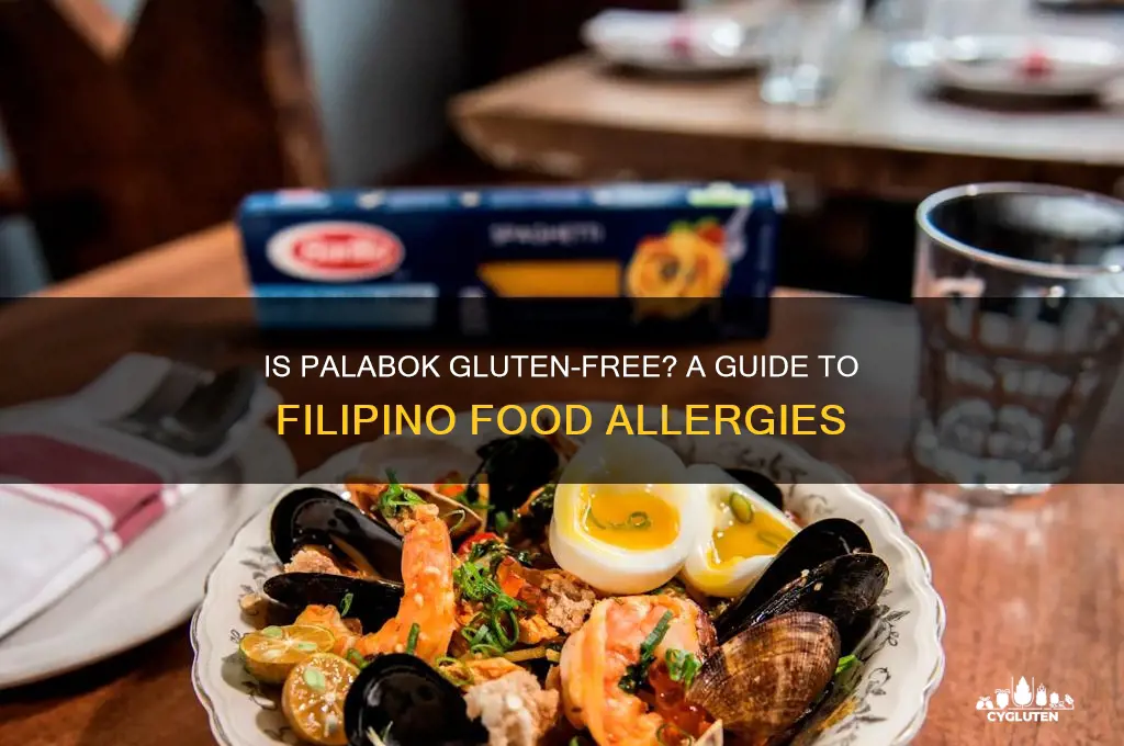 is palabok gluten free