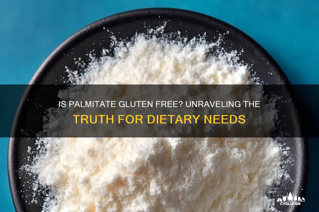 is palmitate gluten free