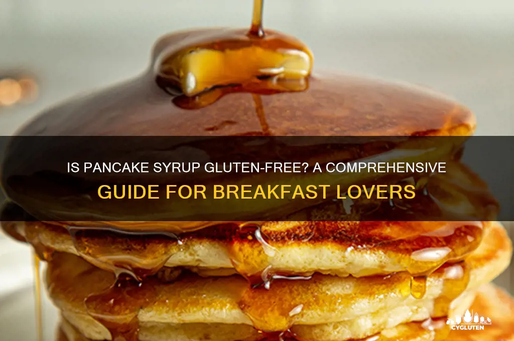 is pancake syrup gluten free