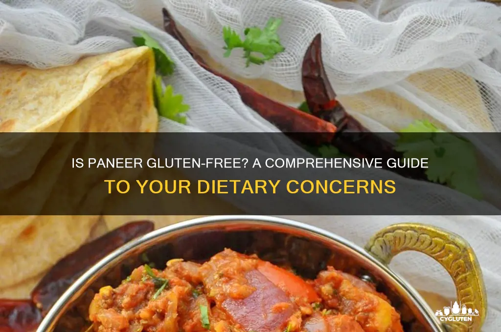 is paneer gluten-free