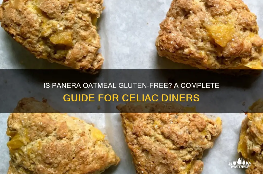 is panera oatmeal gluten free