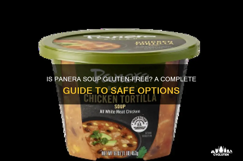 is panera soup gluten free
