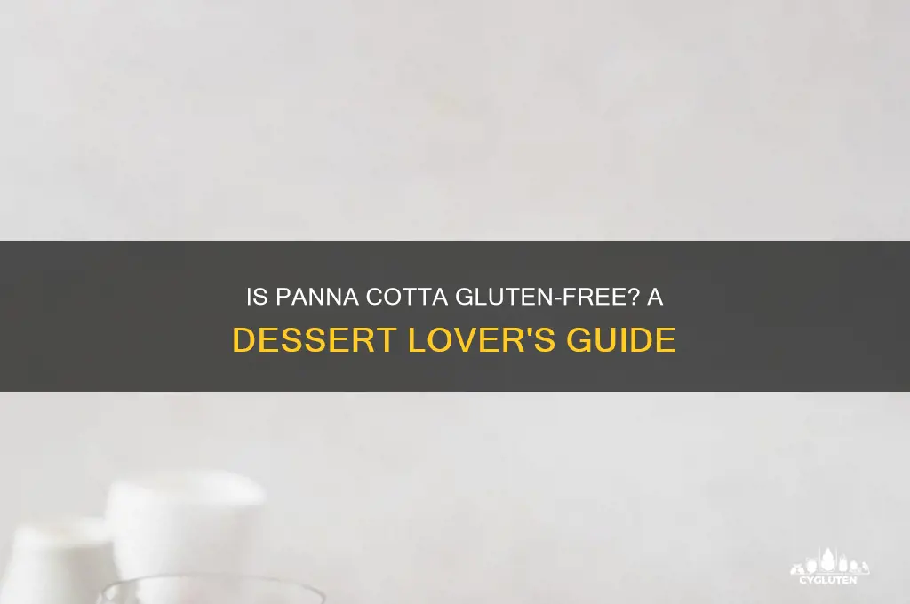 is panna cotta gluten free