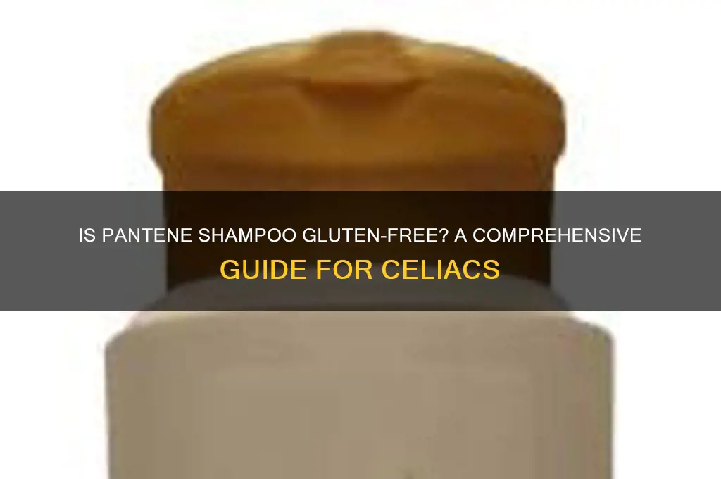is pantene shampoo gluten free