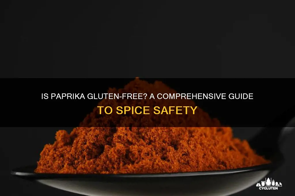is paprika - gluten-free