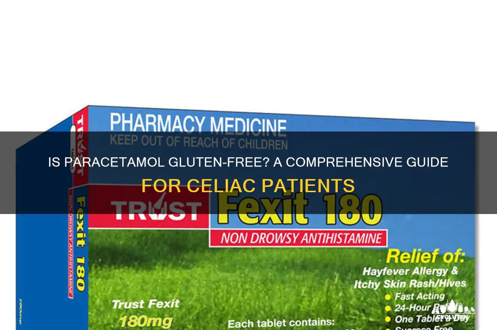 is paracetamol gluten free