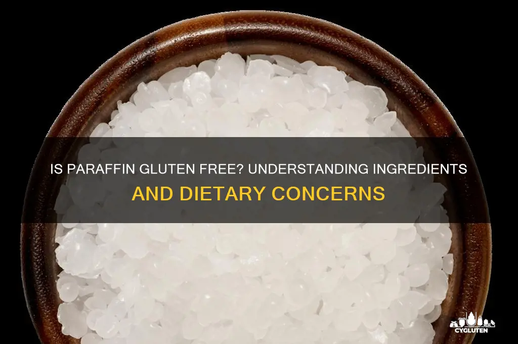 is paraffin gluten free