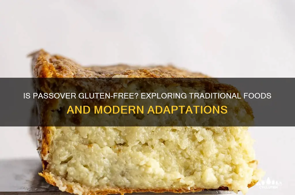 is passover gluten free