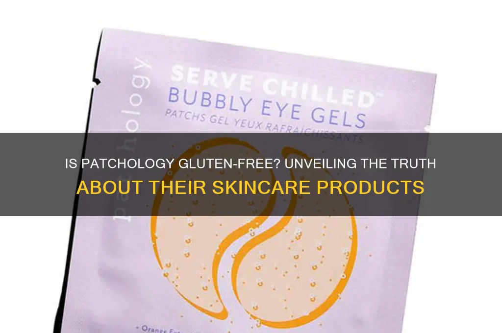 is patchology gluten free