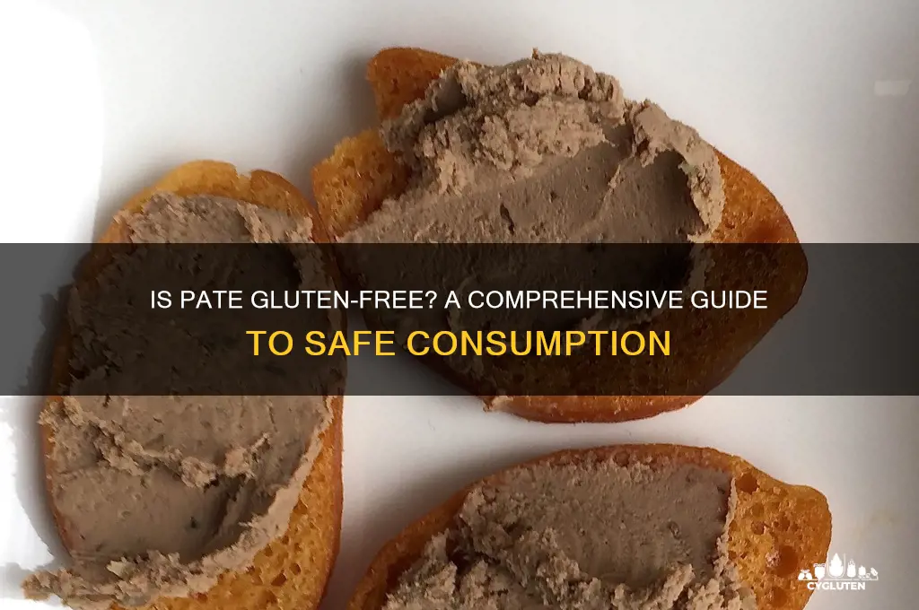 is pate gluten free